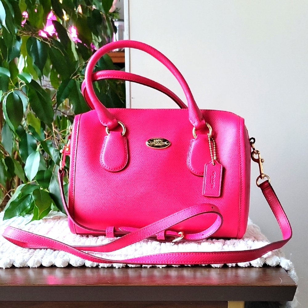 COACH Mini Christie In Pink Ruby